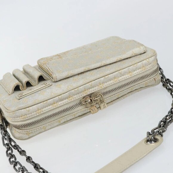 LOUIS VUITTON Monogram Shine McKenna Shoulder Bag Gold M92363 LV Auth hk3048 - Picture 8 of 16